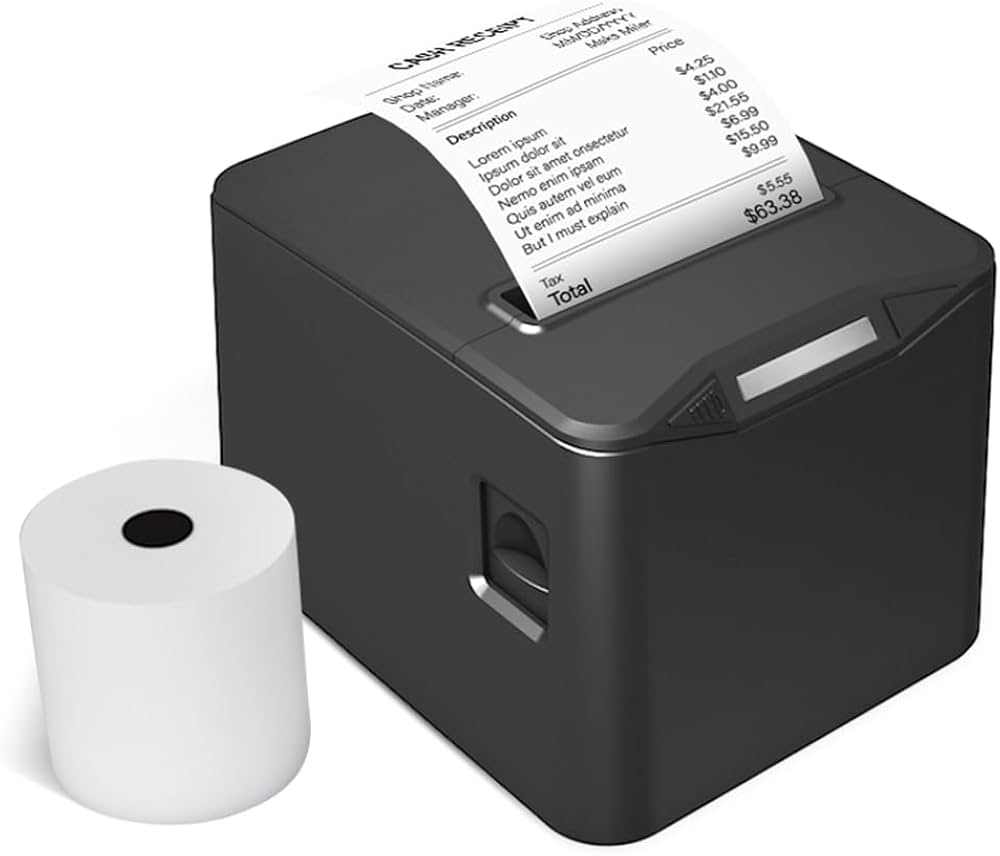 Speed-X LAN + USB Thermal Receipt Printer – 80mm POS Receipt Printer - Image 4