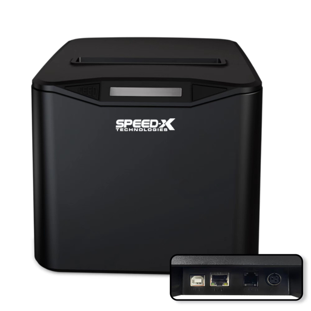 Speed-X LAN + USB Thermal Receipt Printer – 80mm POS Receipt Printer - Image 2